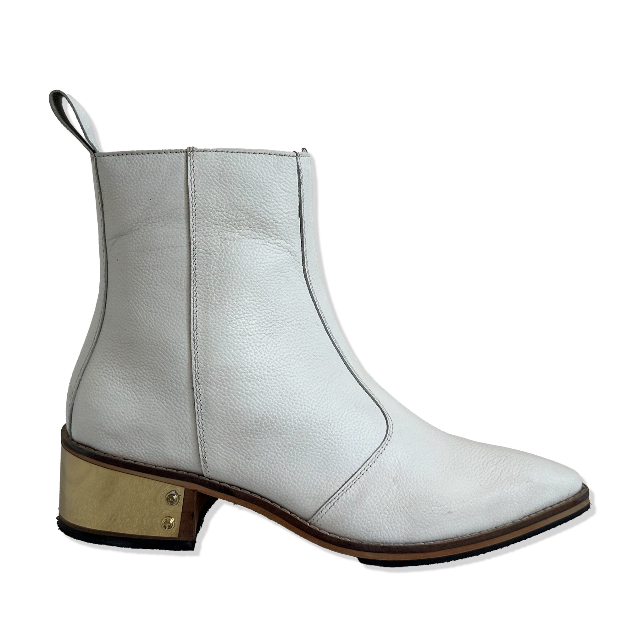 Ivory Luxe Chelsea Boots