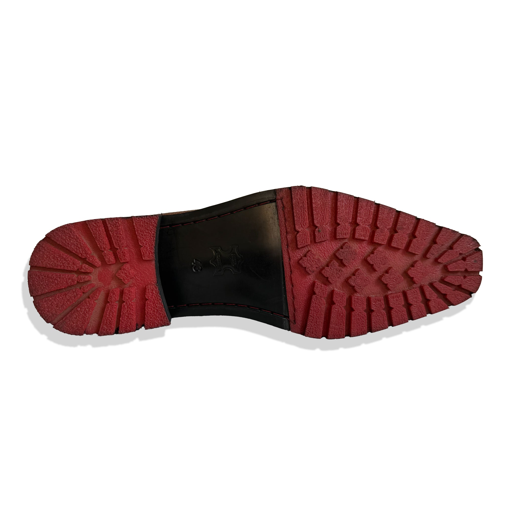 Heritage Tan Textured Leather Penny Loafers