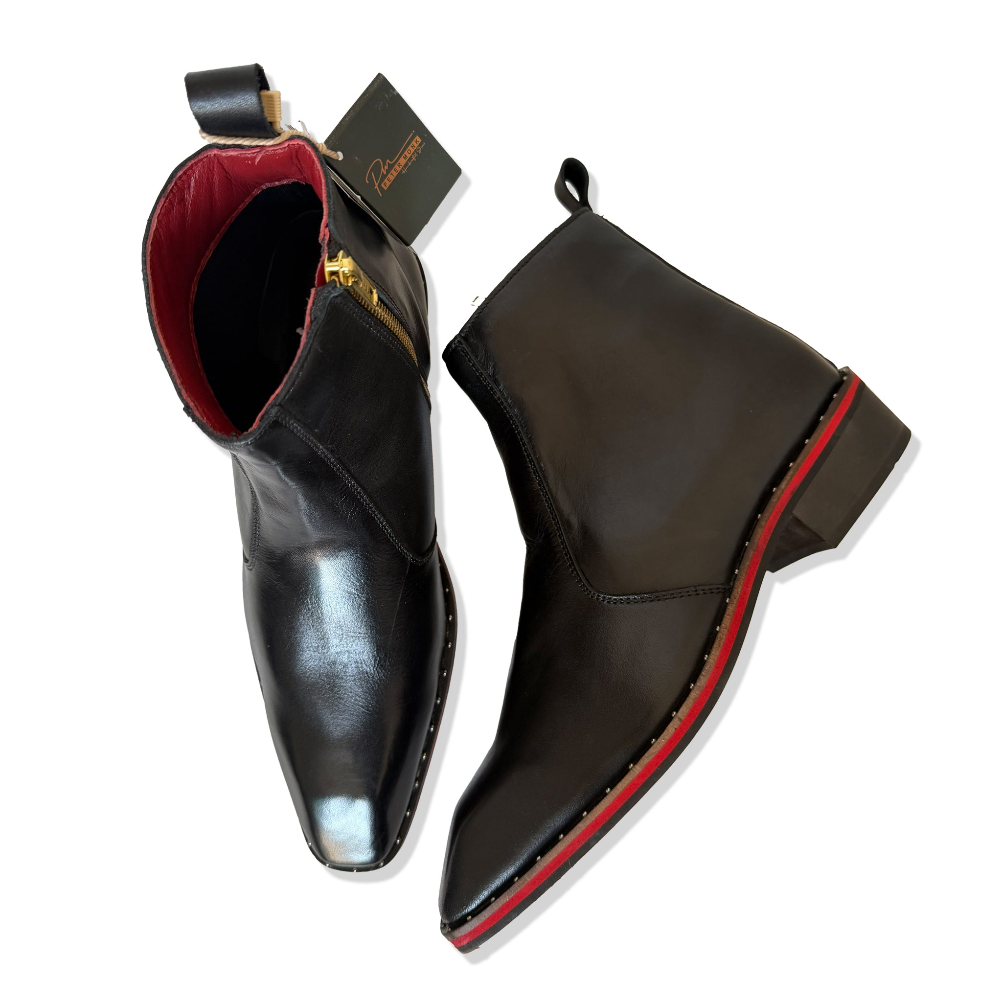 Crimson Sole Chelsea Boots