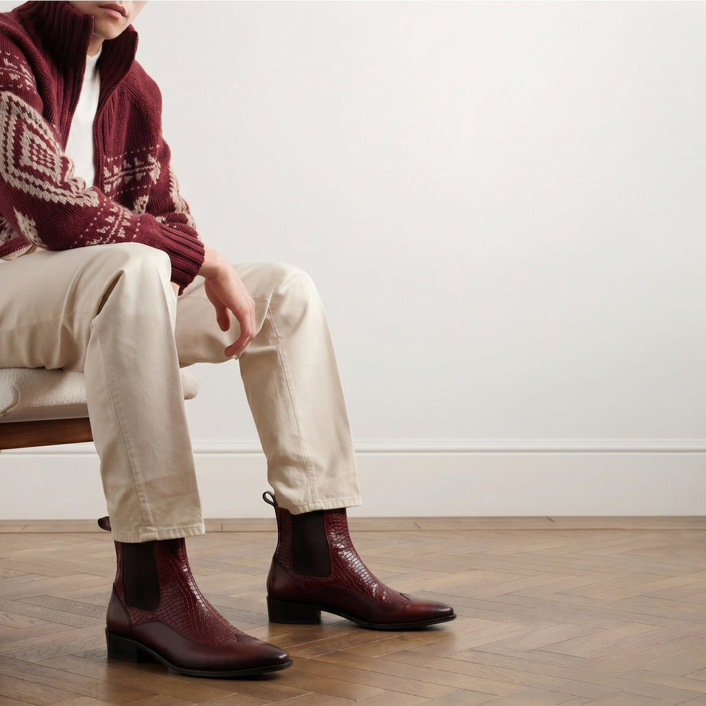 Crimson Royale Chelsea Boots