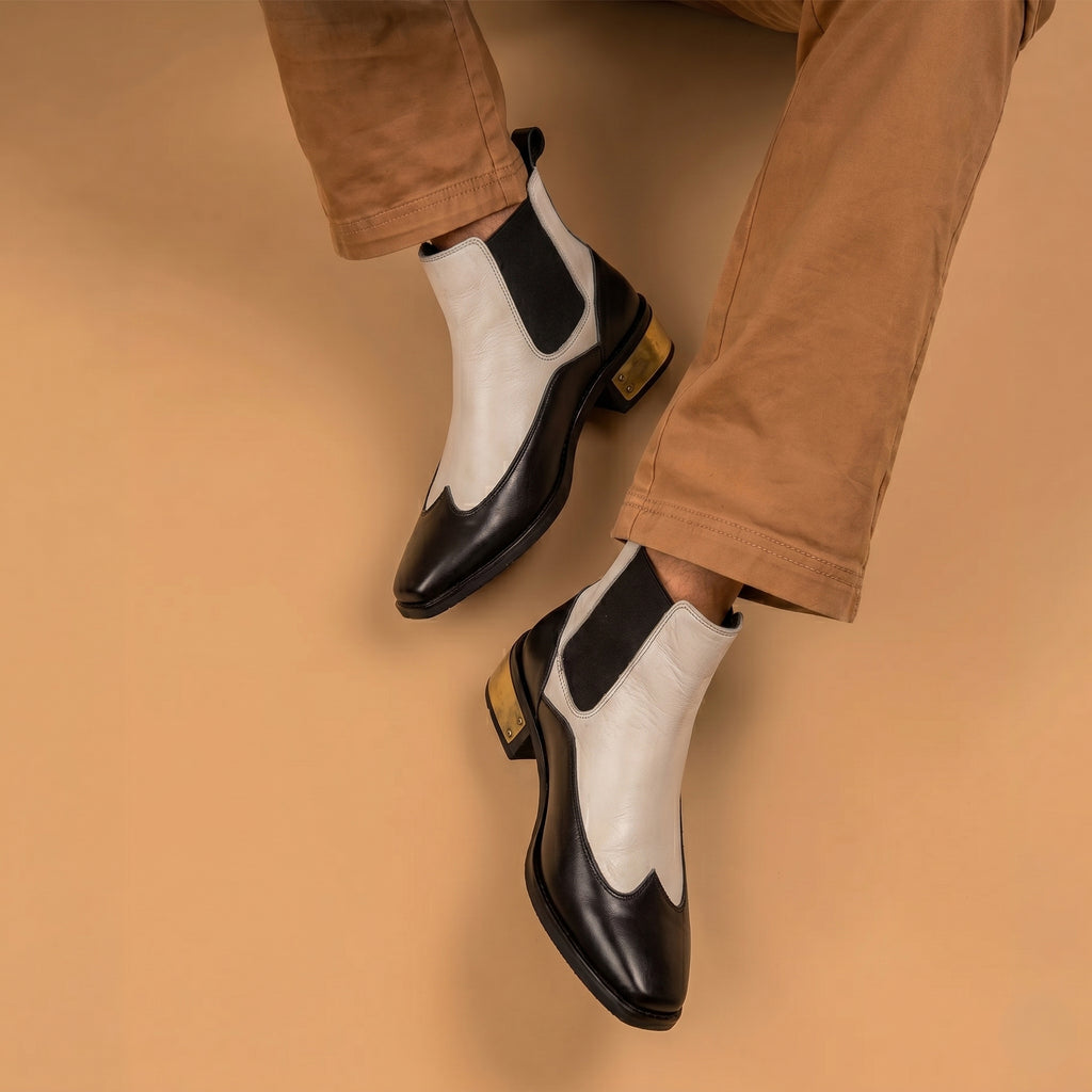 Ivory Edge Chelsea Boots