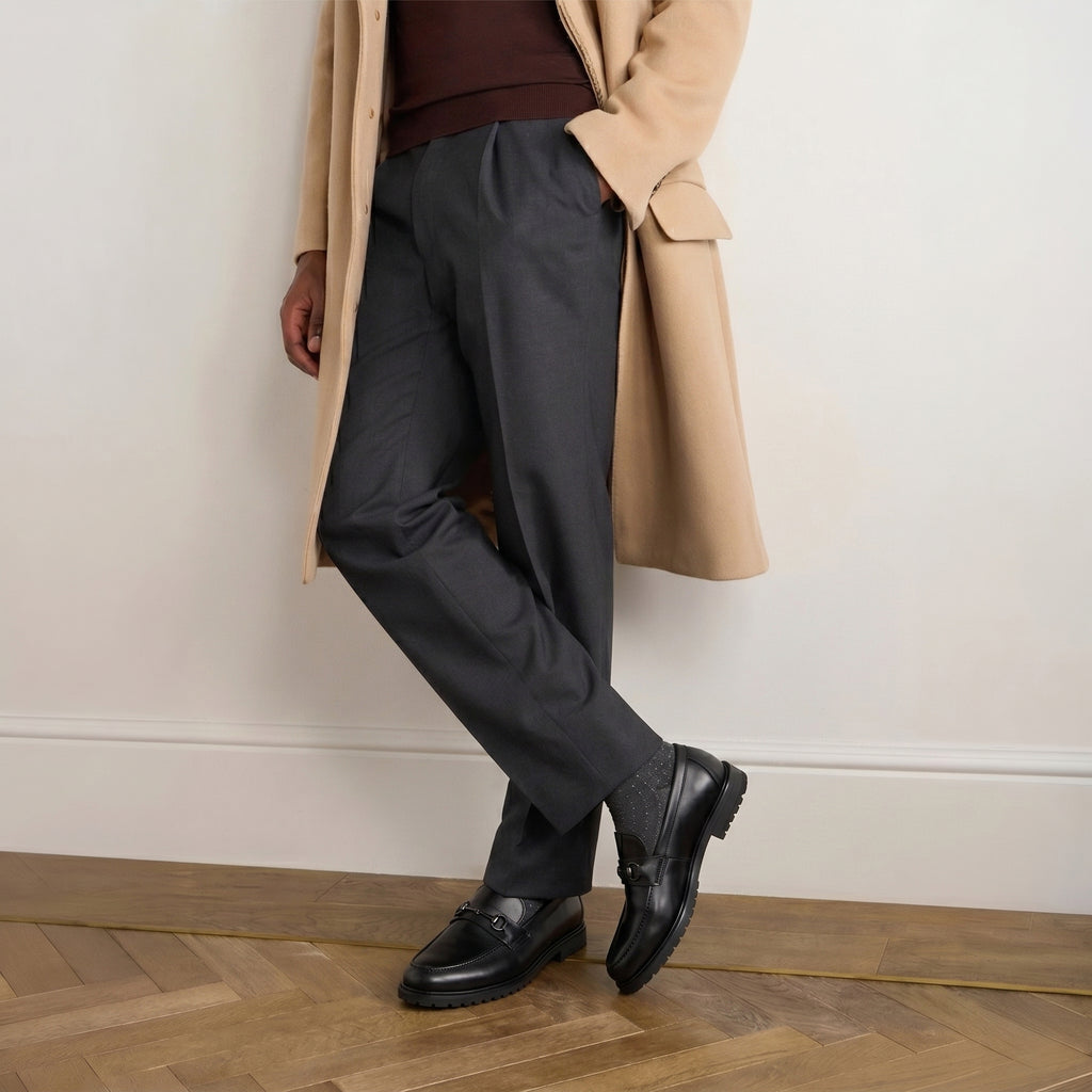Regal Noir Tassel Loafers