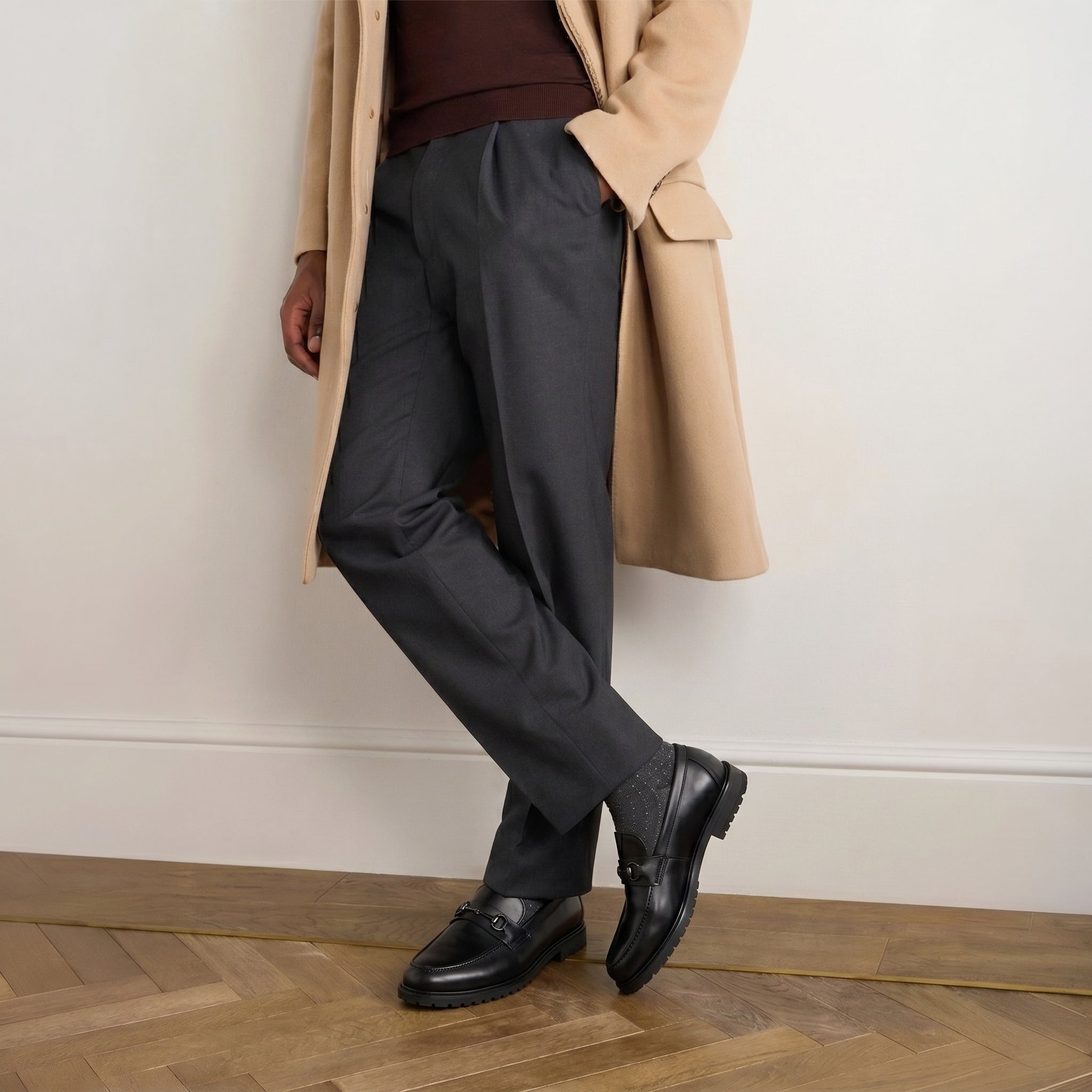 Regal Noir Tassel Loafers