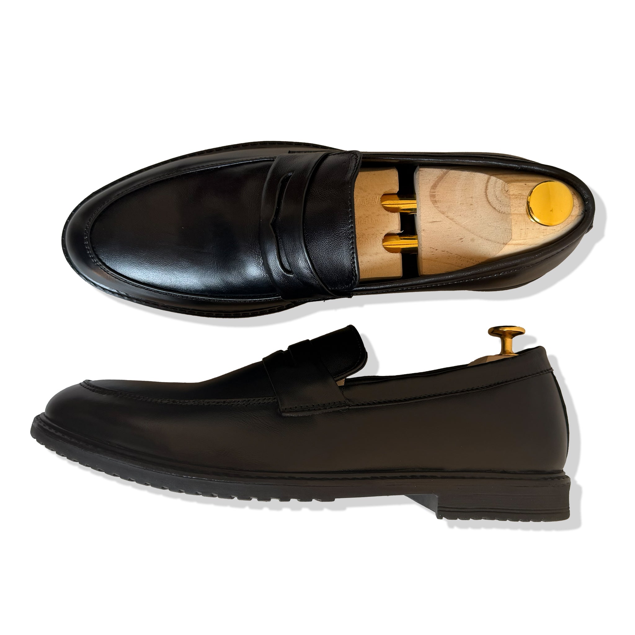 Imperial Noir Penny Loafers
