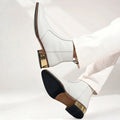 Ivory Luxe Chelsea Boots