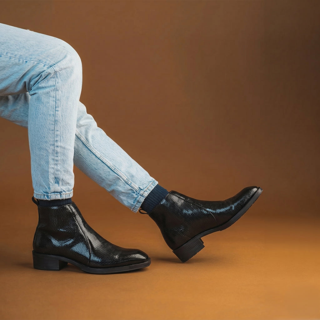 Shadow Luxe Chelsea Boots